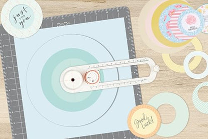 BiraBira Circle Cutter with Magnets Cuts Circles from 4 to 12 inches - size: 562-230 Circle Cutter