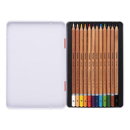 Bruynzeel Expression Colour Pencils Tin 12 (60312012) - size: 1 Count (Pack of 12)
