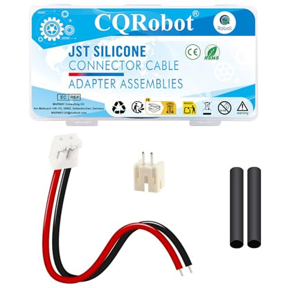 CQRobot JST PH2.0 2-Pin Wire-to-Board Silicone Female Connector Cable Kit - size: 2P, style: PH Cable
