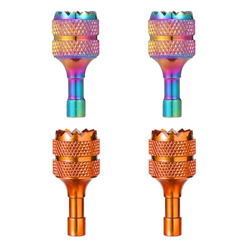 4pcs Mini Joystick Replacement Compatible with DJI Mini 3 Pro - color: Dazzling Color,orange