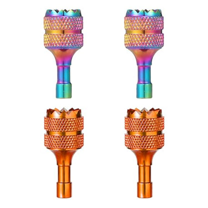 4pcs Mini Joystick Replacement Compatible with DJI Mini 3 Pro - color: Dazzling Color,orange