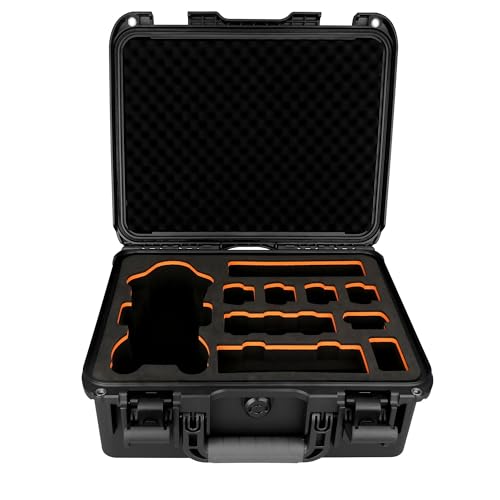 Drone Case for DJI Mavic 4 Creator Combo, IP67 Waterproof Dustproof Shockproof Protective Carrying Hard Case with Precision-Cut Foam, Anti-Fingerprint EVA Surface and High-Density Foam Base