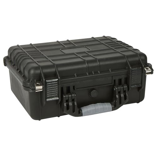 Strongway 16in. Plastic Waterproof Storage Case With Foam, Ammo Box, Fit Use of Drones, Camera, Equipments, Pistols - color: Black