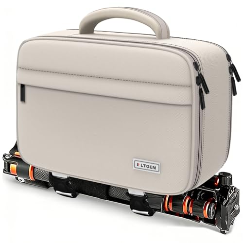 Camera Bag for Canon/Sony/Nikon DSLR SLR Camera and Multiple Lens Cream - color: Cream