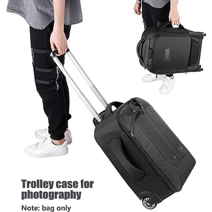 NEEWER Convertible Rolling Camera Backpack for SLR/DSLR and Accessories - style: Nw3300-g