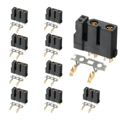 ELFCULB 10PCS Amass XT30(2+2) Female Connectors for RC Drones and Robotics - color: 10pcs XT30(2+2) Female