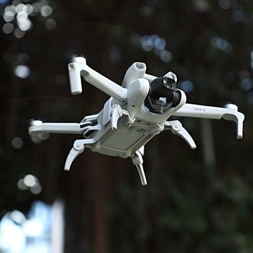 Landing Gear For DJI Mini 3, Drone Spider Leg Foldable Extension Kit Quick Release Height Extender Holder (Grey) - color: Grey