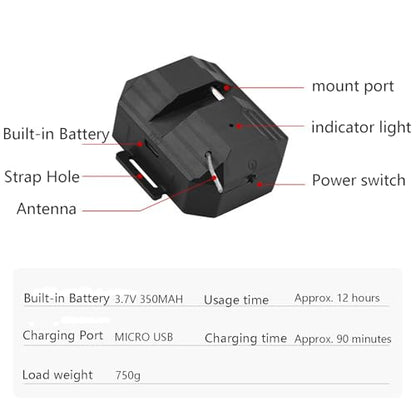 Airdrop System Compatible with DJI Mini 4 Pro/Mini 3/Mini 3 Pro/Mini 2/Mini SE Drone Payload Dropper Release Dropping System Delivery Transport Device Thrower for Fishing Line Dropper,Wedding,Rescue