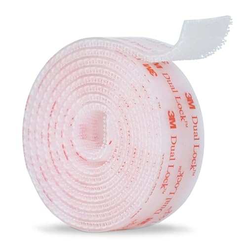 3M Dual Lock SJ3560 Reclosable Fastener 1"×6ft Clear 1 Pack - size: 1"×6ft, style: 1 Pack