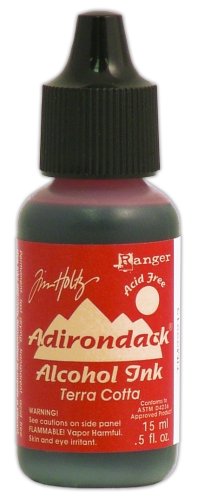 RANGER 1/2 Ounce Adirondack Alcohol Ink Singles, Terra Cotta - color: Terra Cotta