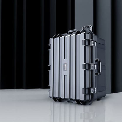 Lykus HC-7240 Hard Case with Wheels and Foam, Inner Size 25.7*19.49*14.96in - size: HC-7240