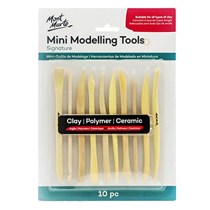 Mont Marte Polymer Clay Tools Pottery Tools Clay Sculpting Tools for Sculpting 10 pces, 3 Pack