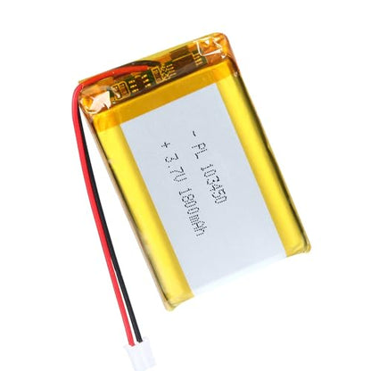 103450 3.7V Lipo Battery 2000mAh 103450 Rechargeable Lithium - size: 103450 2000mAh