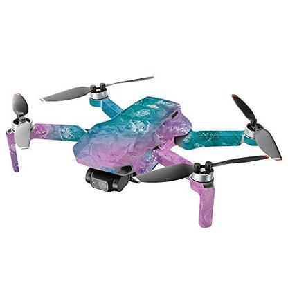 MightySkins Compatible With DJI Mini 2 Portable Drone - Diamond Grunge | Protective, Durable, and Unique Vinyl Decal wrap cover | Easy To Apply, Remove, and Change Styles | Made in the USA - color: Diamond Grunge