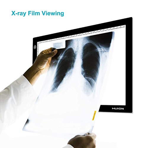 Huion L4S LED Light Box A4 Ultra-Thin USB Powered and Huion ST300 Adjustable Drawing Tablet Stand