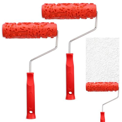 2 Pcs 7"DIY Patterned Paint Roller | Decorative Art Texture Roller