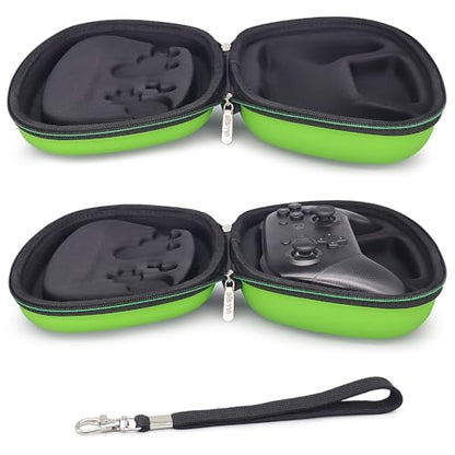 sisma Protective Case Compatible with Nintendo Switch 2 Pro Controller, Hard Shell Original Switch Controller Protection Travel Storage Case Portable Carrying Bag, Green - color: Green