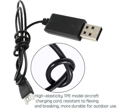 3.7V USB Lithium Battery Charging Charger Cable/Data Cable XH2.54 Plug for RC Quadcopter Parts