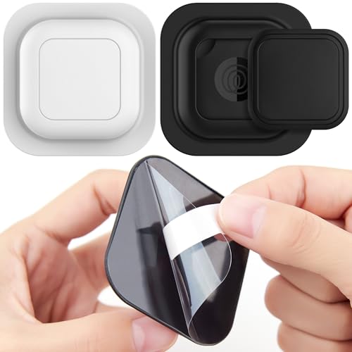Case for Tile Mate Tracker 2024/2022 Holder Cover with Heavy Adhesive - color: AT-TL25-BW