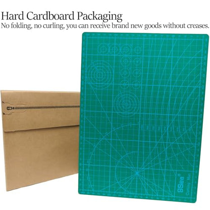 A4 Self Healing Cutting Mat, 12 x 8 in, Green - size: 11.8"L x 8.7"W