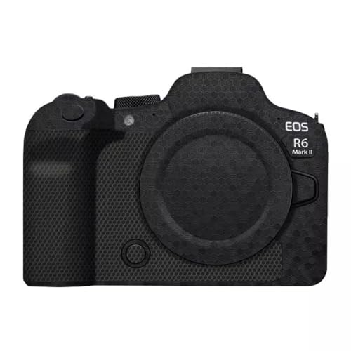 R6II R62 R6M2 Camera Decal Skin 3M Vinyl Wrap Film Protective Sticker Protector Coat for Canon EOS R6 Mark II 2 M2 MarkII Mark2 (Honeycomb Black) - color: Honeycomb Black