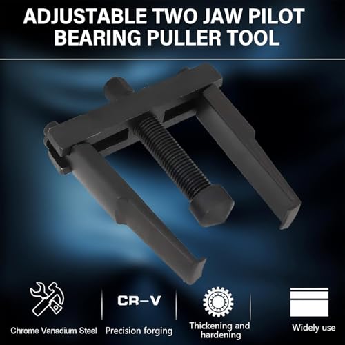 2 jaw Bearing Puller, Adjustable Two Jaw Gear Puller Tool for Removal Small Bearing or Gears, Pulley, and Flywheel 30mm - 90mm