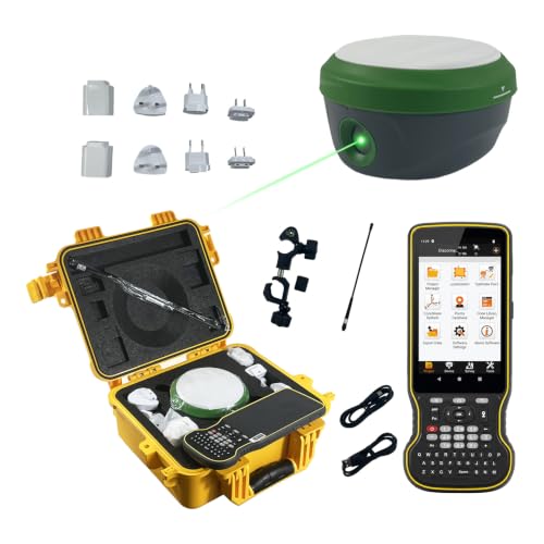 SMA28H Laser RTK GNSS Rover with Collector, Permanent Software, Dual Cameras, AR Stakeout, Drone Base Station, 120° IMU, 30m Laser, 15km UHF, 2cm Accuracy, 4G NFC NTRIP - style: SMA28H Rover