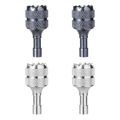 4pcs Mini Joystick Replacement Compatible with DJI Mini 3 Pro - color: Blue,silver