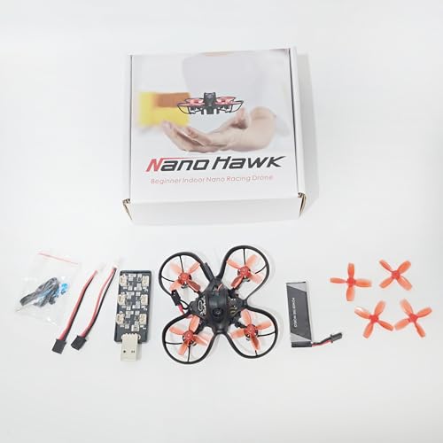 EMAX Nanohawk BNF 65mm FPV Indoor Outdoor Racing Drone Ultra Light Micro Whoop for Beginners