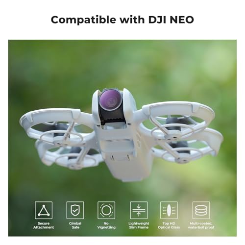 K&F CONCEPT ND Filter Kit Compatible with DJI NEO - style: ND8+ND16+ND32+ND64
