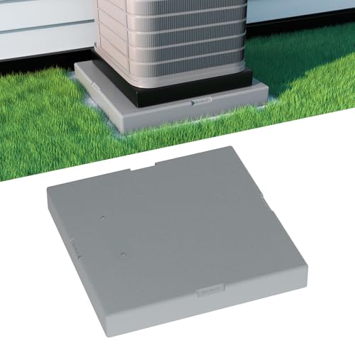 Mini Split Pad for Condenser 24 x 24 x 3 inch, Max Load 770lbs - size: 24" x 24" x 3"
