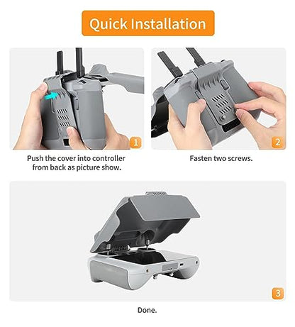 Plastic Remote Controller Sun Hood Replacement Parts for DJI RC 2 / for DJI RC - size: Fit For DJI RC 2