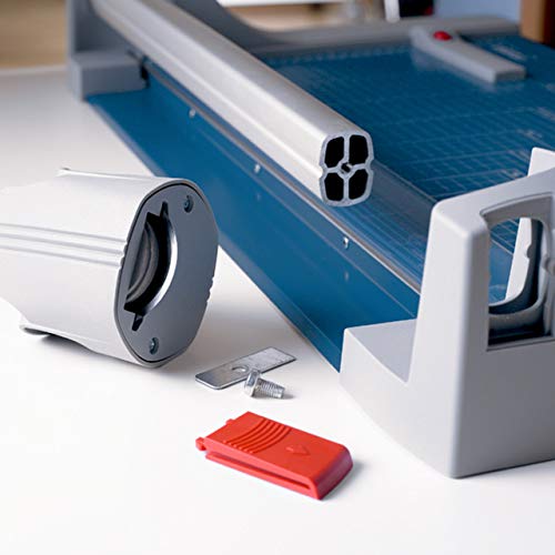 Dahle 446 Premium Rotary Trimmer, 36" Cut Length, 25 Sheet Capacity, Self-Sharpening, Automatic Clamp, German Engineered Paper Cutter - size: 36" Cut Length