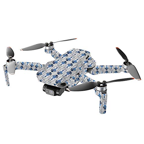 MIGHTY SKINS MightySkins Compatible with DJI Mini 2 Portable Drone - Galaxy Bots | Protective, Durable, and Unique Vinyl Decal wrap Cover | Easy to Apply, Remove, and Change Styles | Made in The USA - color: Galaxy Bots