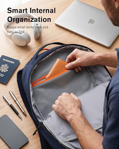 Tolaccea 30L Travel Laptop Backpack TSA Carry-On for Business Trips Commute - color: Navy