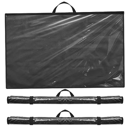 Tanlade 3 Pack Waterproof Blueprint Holders, Foldable, 18 x 24 Inch - size: 18 x 24 Inch