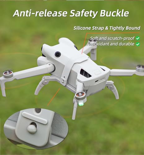 BTG Spider Landing Gear for DJI Mini 4 Pro Drone Accessories Parts Landing Legs Extensions (Grey+Orange)