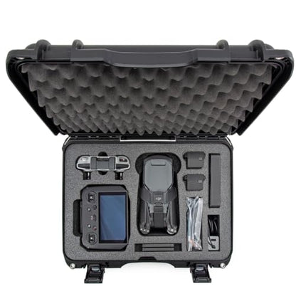 Nanuk 925 Waterproof Hard Case with Foam Insert for DJI Mavic 3 & Mavic 3 Classic - Fly More/Cine Premium Combo - Black