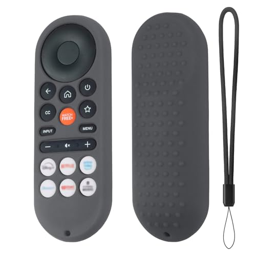 Hi Color XRT281 Remote Cover for Vizio/Onn FHD LED TV Remote 2026 Silicone Protective Case Compatible with VIZIO XRT281 ONN Remote Silicone Case Cover with Lanyard (Dark Grey) - color: dark grey