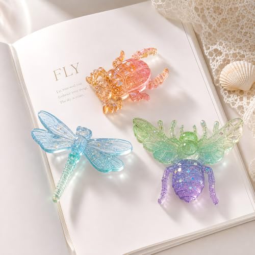 4 PCS Insect Silicone Resin Molds Set – 3D Bug Epoxy Casting Mold Kit - color: 4Pcs Insect Resin Molds