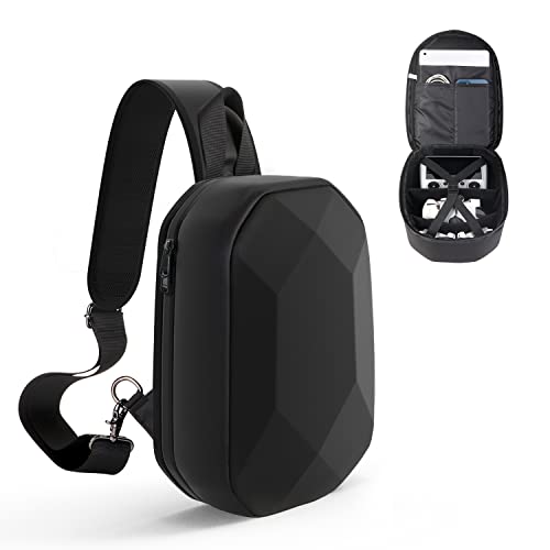 JSVER Carrying Case For DJI Mini Waterproof Shockproof Backpack Case Compatible with DJI Mini/Air/Mavic 1/AVATA Remote & Smart Controller, Propellers, Battery and Accessories
