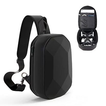 JSVER Carrying Case For DJI Mini Waterproof Shockproof Backpack Case Compatible with DJI Mini/Air/Mavic 1/AVATA Remote & Smart Controller, Propellers, Battery and Accessories