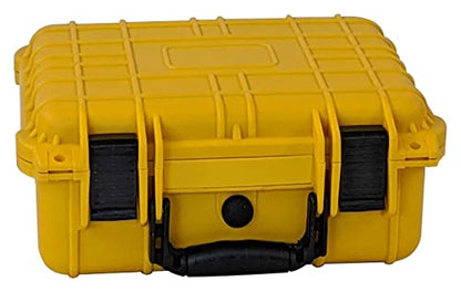 multicomp PRO Yellow Weatherproof Equipment Case, Polypropylene Construction with Foam Insert, 13.5" X 11.5" X 6" (L x W x H