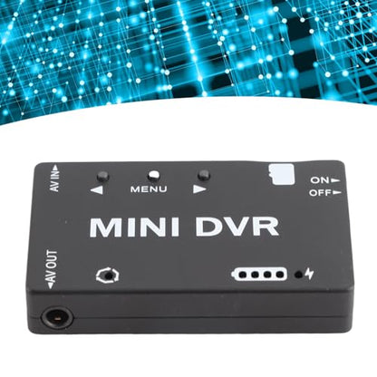 Mini FPV DVR Module, FPV Recorder, Video Audio Recorder, NTSC PAL Switchable Built in Battery, Aluminum Alloy Shell, 53x33x9mm 32GB Support