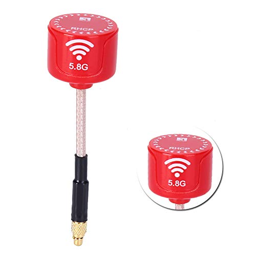 5.8Ghz 3dBi RHCP Antenna for FPV Racing Drone Red - size: MMCX Straight