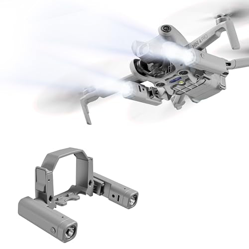 STARTRC PHOTO LED Night Flight Aassist Light for DJI Mini 4 Pro Accessories,Searchlight Night Flight/Emergency Flashers/Flight Light Headlight for DJI Mini 4 Pro