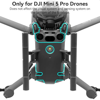 Mini 5 Pro Landing Gear - Foldable Landing Legs Quick Release Height Extension Kit for DJI Mini 5 Pro Drone Accessories