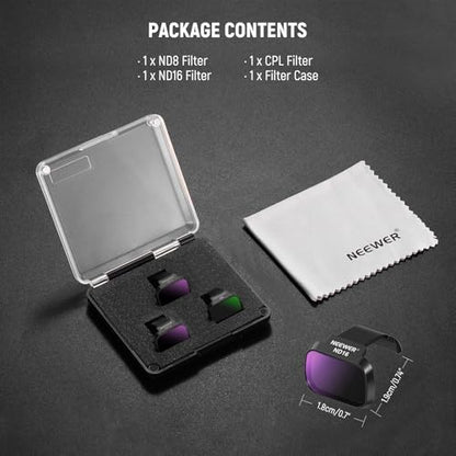 NEEWER ND Filter Set Compatible with DJI Mini 4K/2 SE/SE/2/Mavic Mini - size: Mini 4K, style: 3 Packs ND/CPL