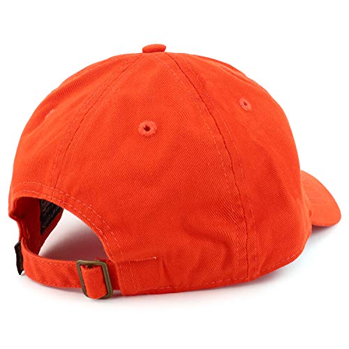 Trendy Apparel Shop Youth Drone Pilot Adjustable Soft Crown Baseball Cap - color: Orange