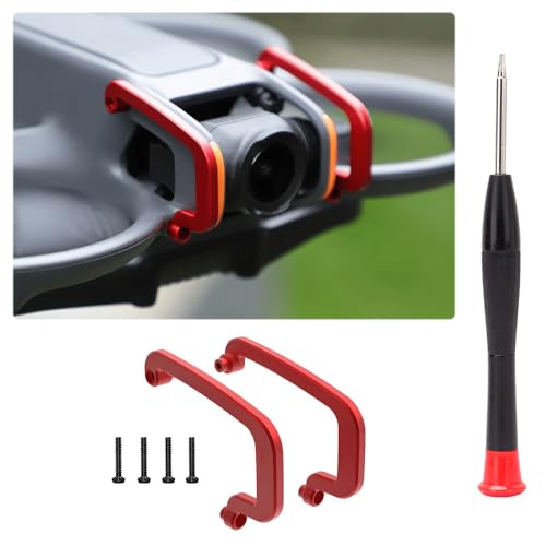 Arzroic Gimbal Bumper/Guard for DJI Avata 2 Accessories, Gimbal and Camera Lens Protector for DJI Avata 2, Red - color: Red